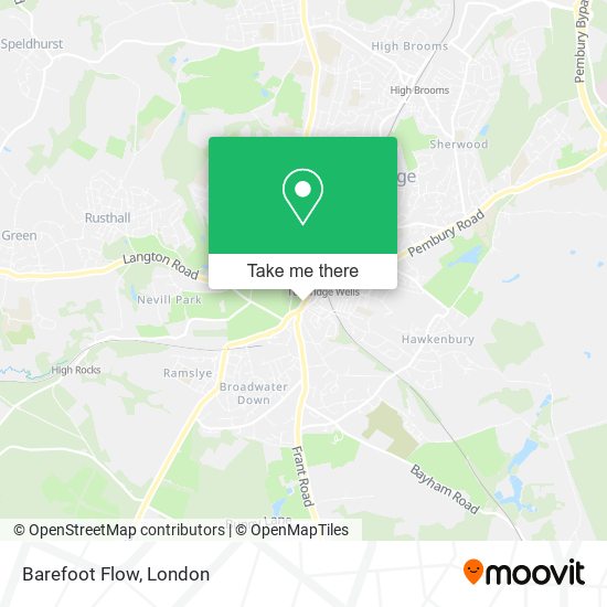 Barefoot Flow map