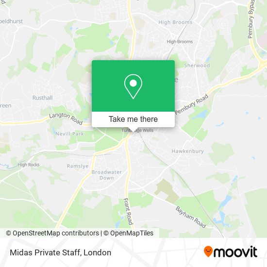 Midas Private Staff map