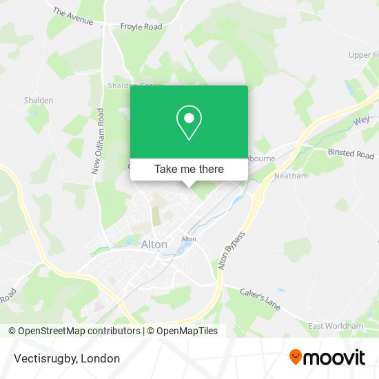 Vectisrugby map