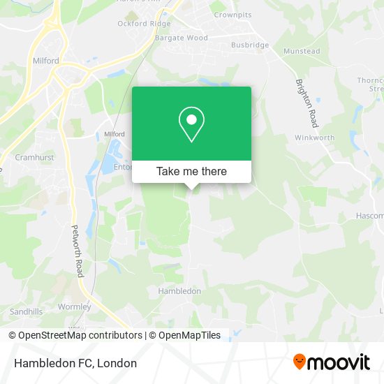 Hambledon FC map