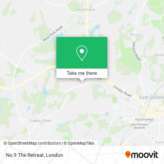 No.9 The Retreat map