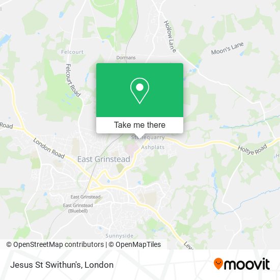 Jesus St Swithun's map