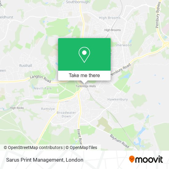 Sarus Print Management map