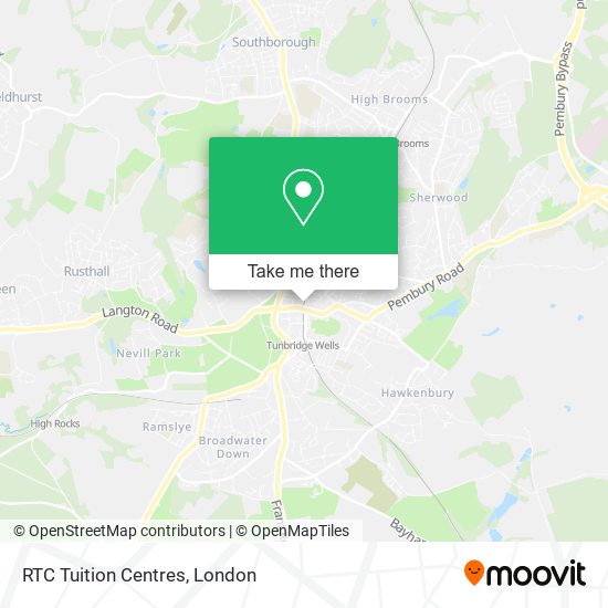 RTC Tuition Centres map