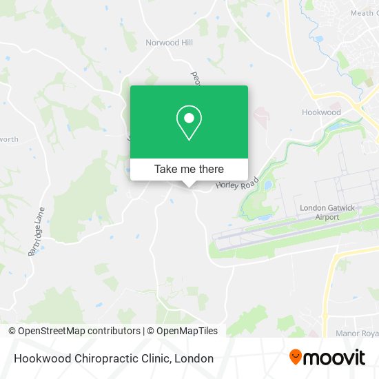 Hookwood Chiropractic Clinic map
