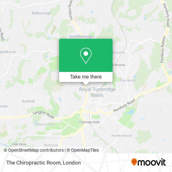 The Chiropractic Room map