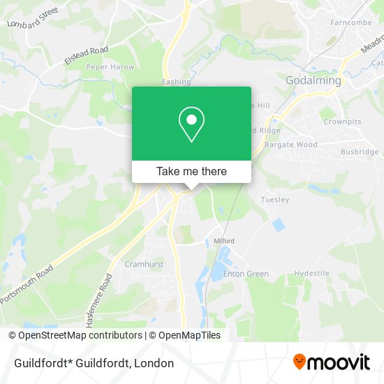 Guildfordt* Guildfordt map