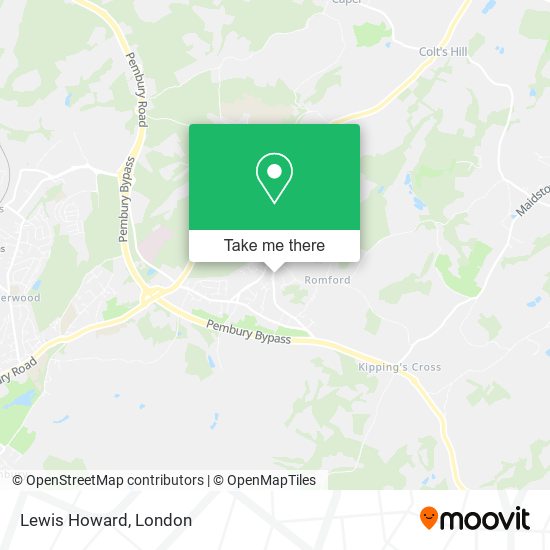 Lewis Howard map