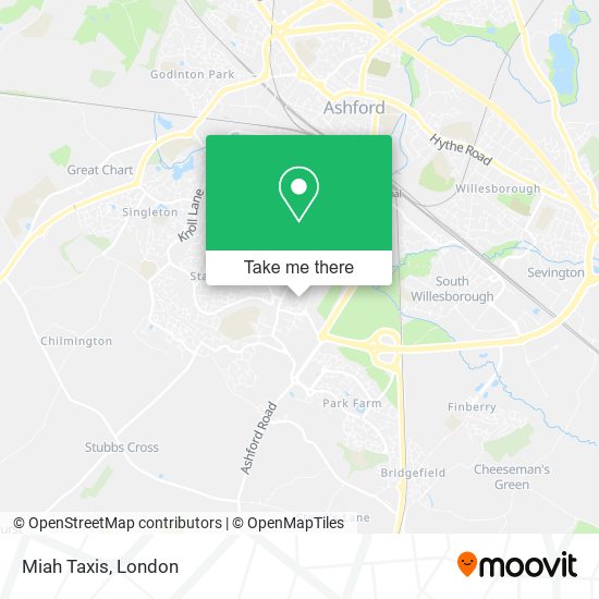 Miah Taxis map