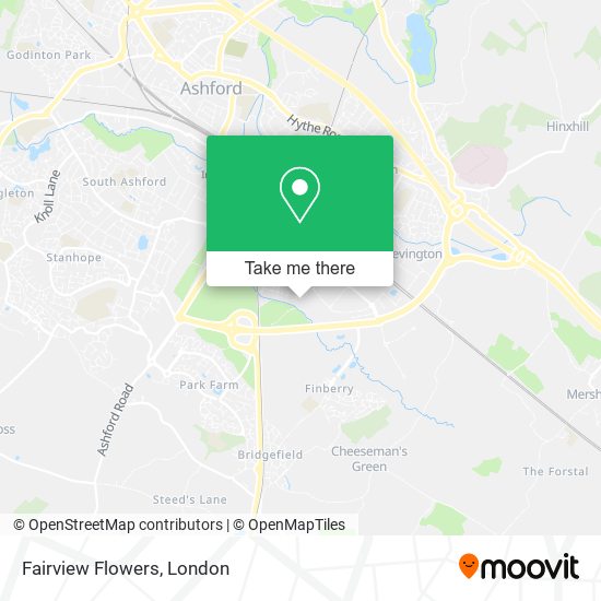 Fairview Flowers map
