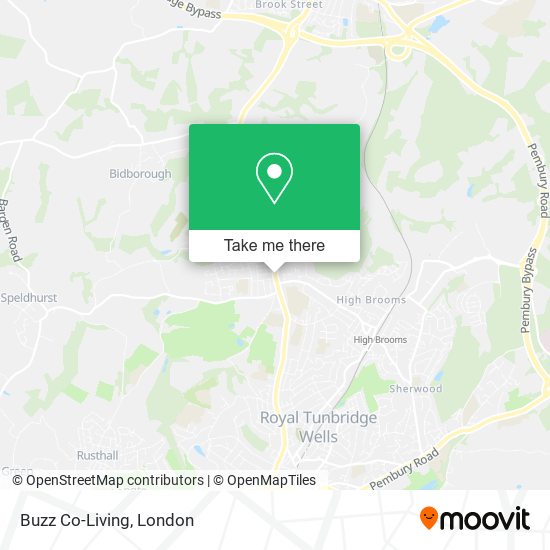 Buzz Co-Living map