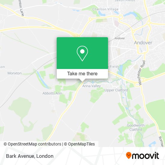 Bark Avenue map