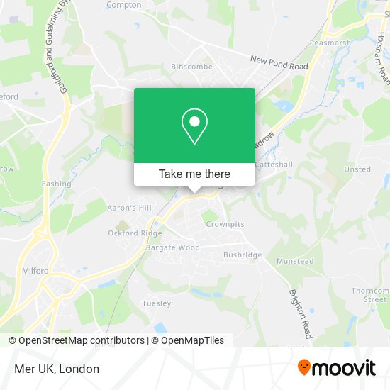 Mer UK map