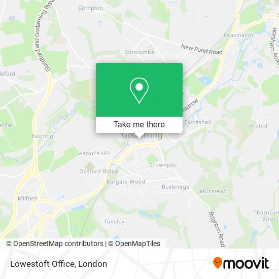 Lowestoft Office map