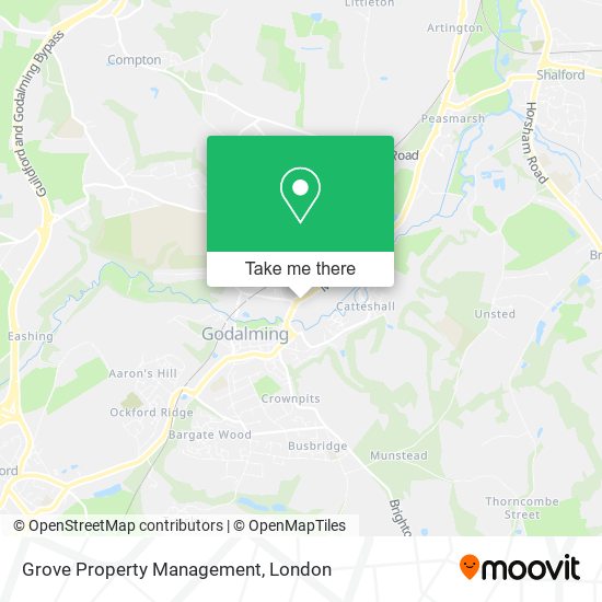 Grove Property Management map