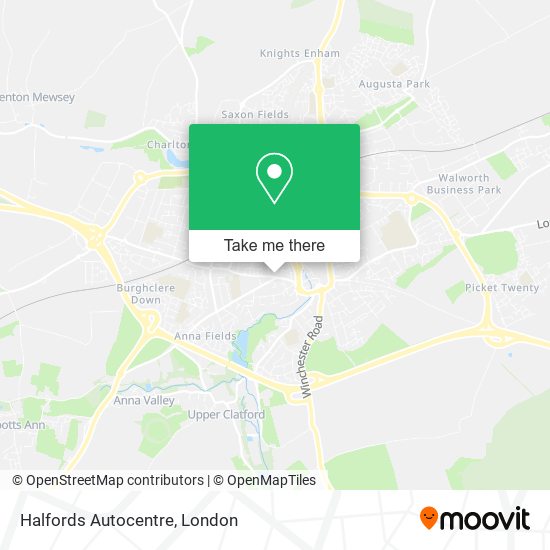 Halfords Autocentre map
