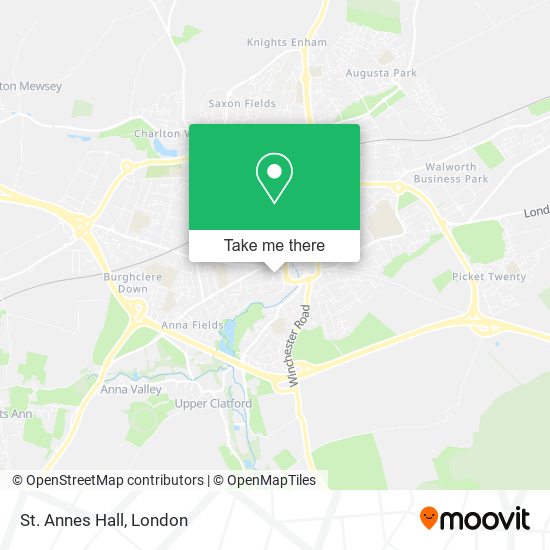 St. Annes Hall map