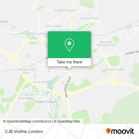 CJB Violins map