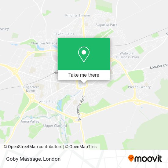 Goby Massage map
