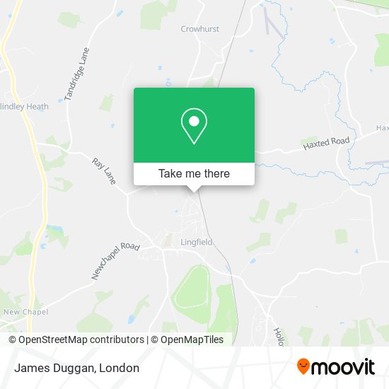 James Duggan map