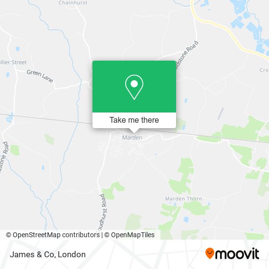 James & Co map