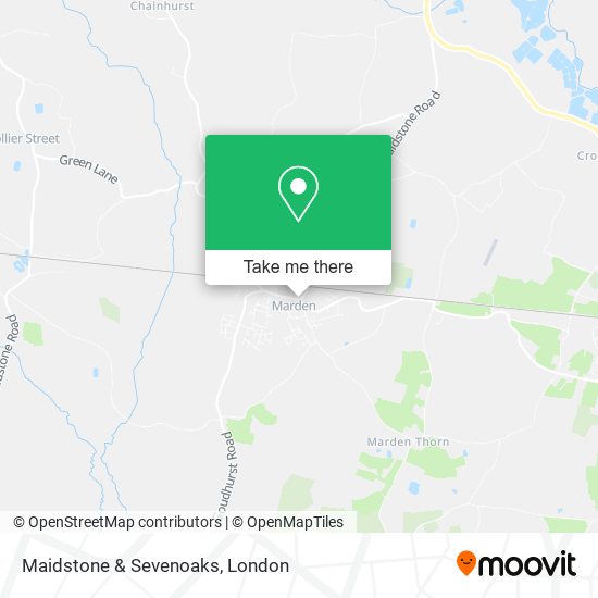 Maidstone & Sevenoaks map