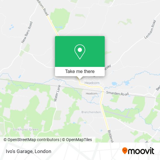 Ivo's Garage map