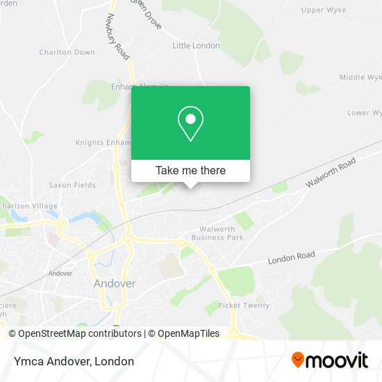 Ymca Andover map
