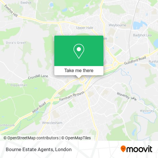 Bourne Estate Agents map