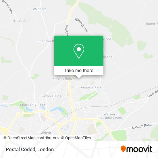 Postal Coded map