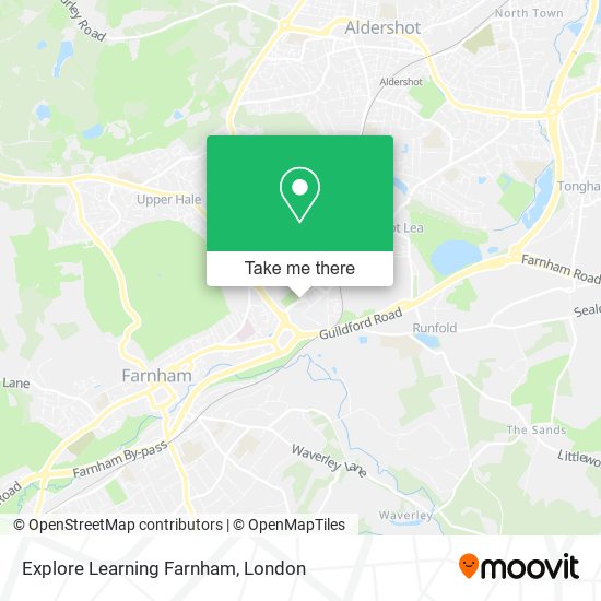 Explore Learning Farnham map