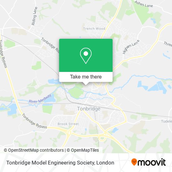 Tonbridge Model Engineering Society map