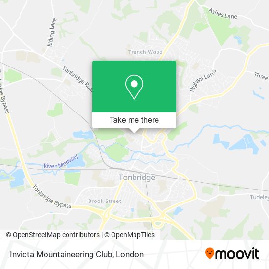Invicta Mountaineering Club map