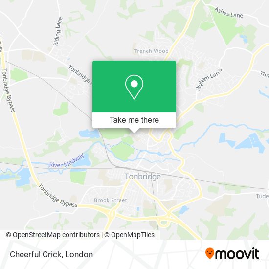 Cheerful Crick map