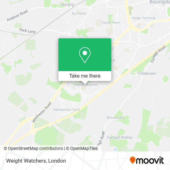 Weight Watchers map