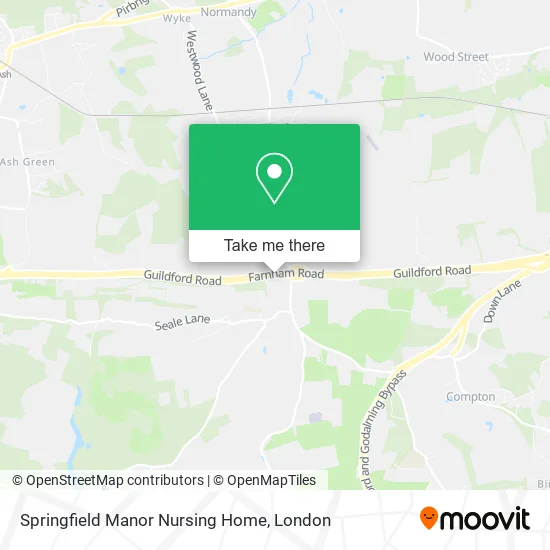 Springfield Manor Nursing Home map