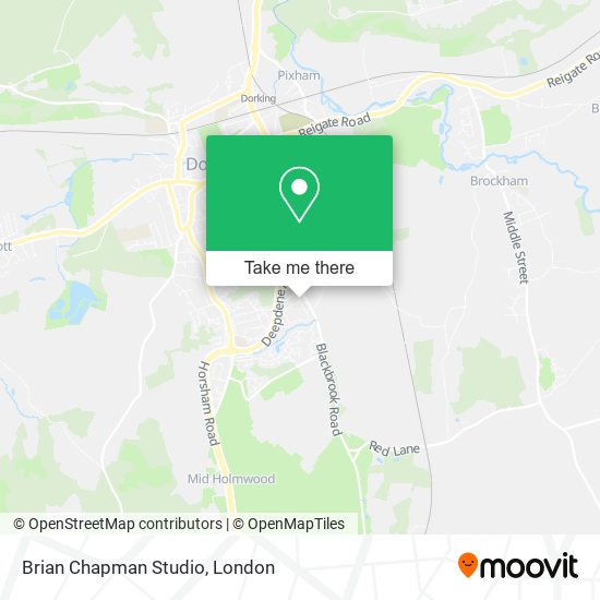 Brian Chapman Studio map