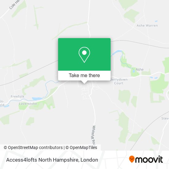 Access4lofts North Hampshire map