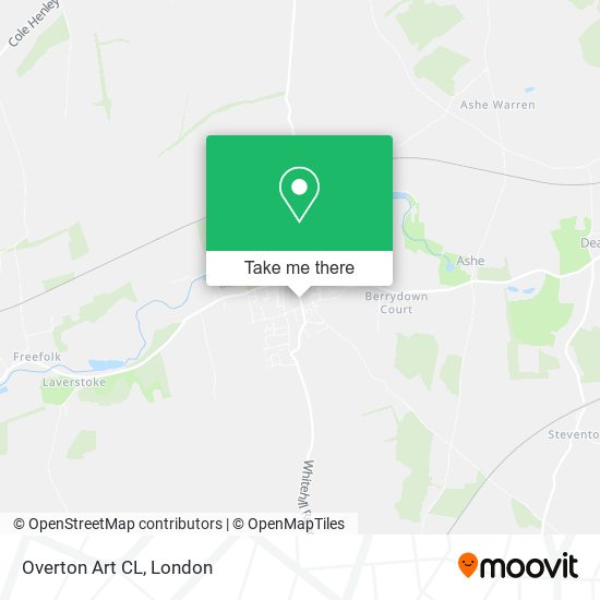 Overton Art CL map