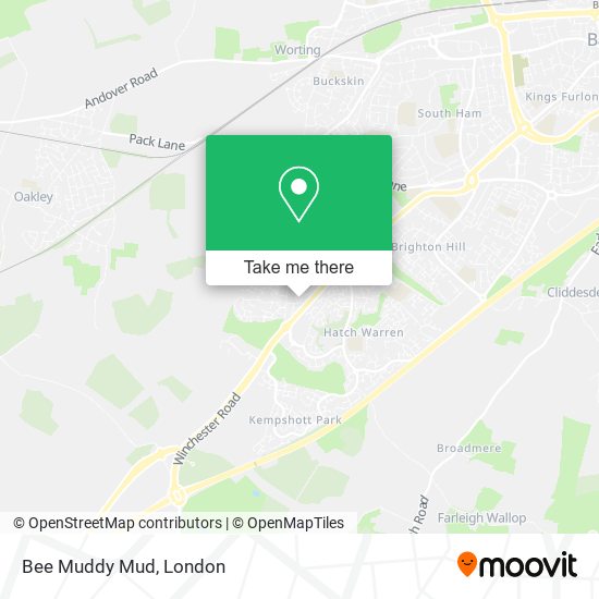 Bee Muddy Mud map