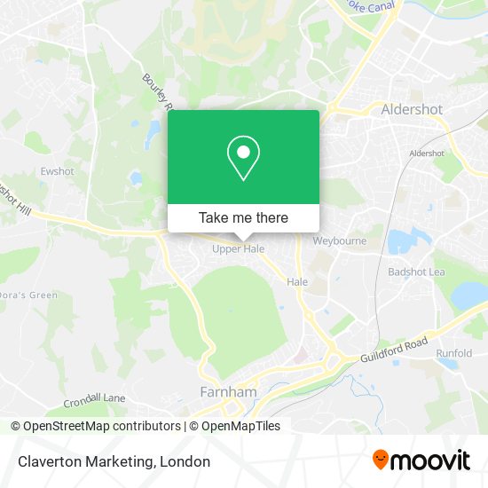 Claverton Marketing map
