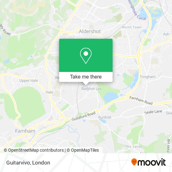 Guitarvivo map