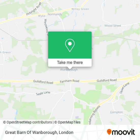 Great Barn Of Wanborough map