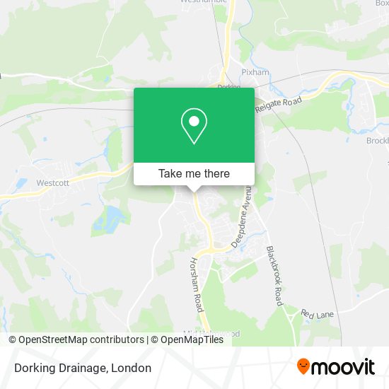 Dorking Drainage map