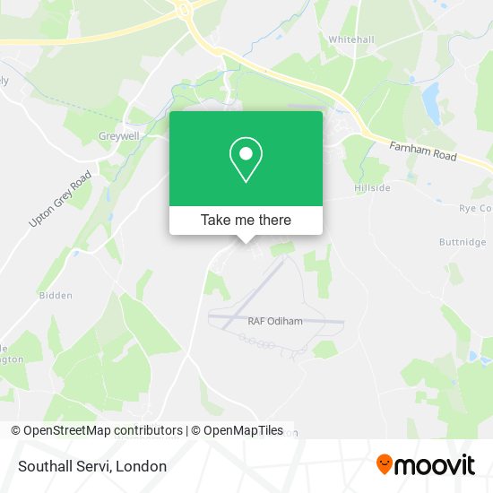 Southall Servi map