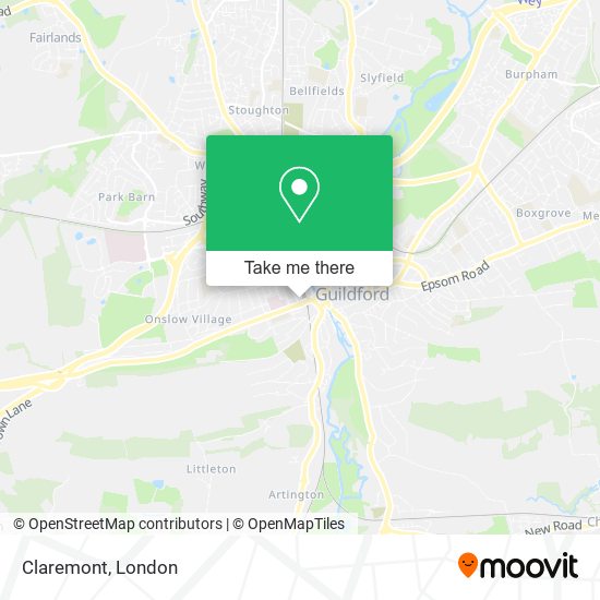 Claremont map