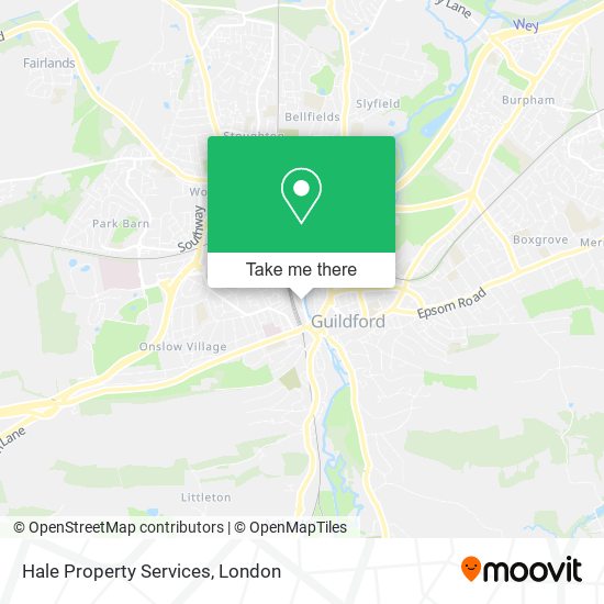 Hale Property Services map