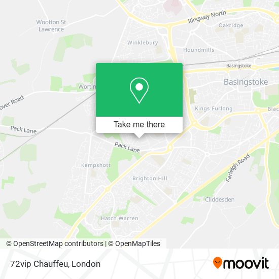 72vip Chauffeu map