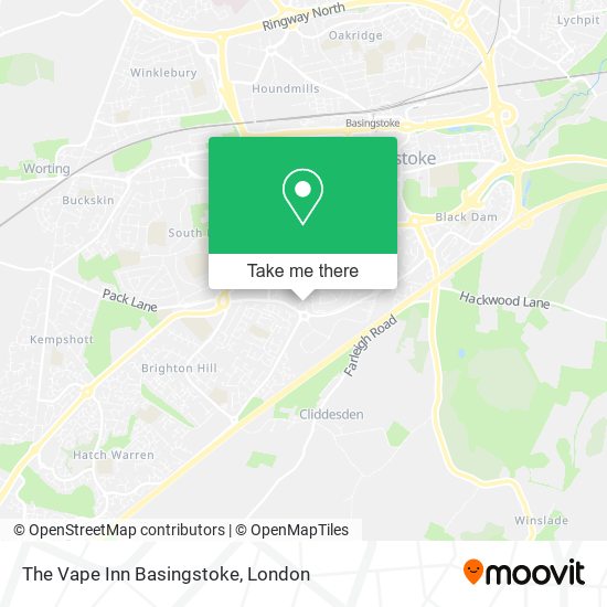 The Vape Inn Basingstoke map