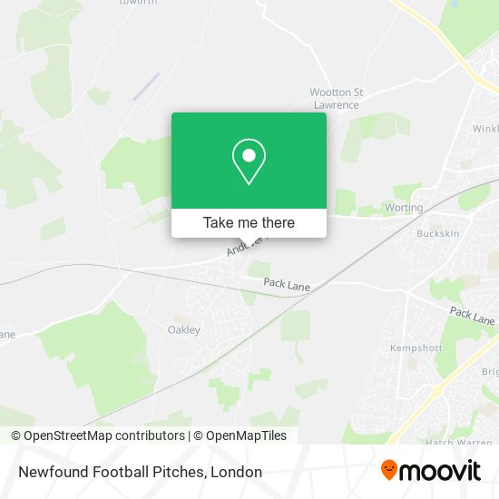 Newfound Football Pitches map